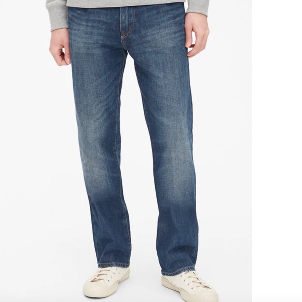 Gap 1969 Standard Fit Jeans Blue 100% Cotton Denim Size 30 x 32
